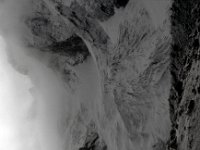C08B06S50 02 : ナリタン, ブータン, プナカ・ルナナ, モレーン, 氷河, 氷食地形, 積雲, 降雪