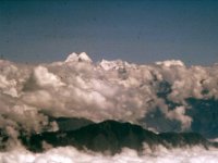 C10B02S27 11 : ガネッシュヒマール, ポカラ・カトマンズ, 航空写真, 雲