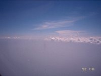 C08B05S02 01 : スモッグ, 積雲, 航空写真, 関空・北京