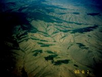 C08B05S12 20 : ウランバートル・ハトガル, モンゴル, 森林破壊, 航空写真