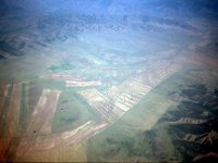 C08B05S16 20 : ウランバートル・ハトガル, モンゴル, 森林破壊, 航空写真