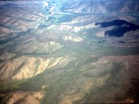 C08B05S17 04 : ウランバートル・ハトガル, モンゴル, 森林破壊, 航空写真