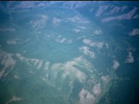 C08B05S19 06 : ウランバートル・ハトガル, モンゴル, 森林破壊, 航空写真