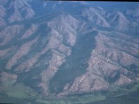 C08B05S19 08 : ウランバートル・ハトガル, モンゴル, 森林破壊, 航空写真