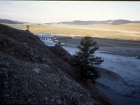 C08B05S22 08 : カラマツ, フブスグル湖, モンゴル, 堰き止め地形, 湖沼地形