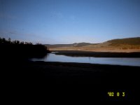 C08B05S22 14 : フブスグル湖, モンゴル, 堰き止め地形, 湖沼地形
