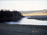 C08B05S22 18 : フブスグル湖, モンゴル, 堰き止め地形, 湖沼地形