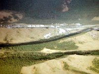C08B05S38 20 : ムルン・ウランバートル, モンゴル, 森林破壊, 航空写真, 鉱山開発