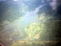 C09B04S09 11 : カトマンズ・ポカラ, ポカラ, 湖沼, 積雲, 航空写真