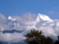 C10B02S26 04 : アンナプルナ, ポカラ, 二峰, 四峰, 積雲