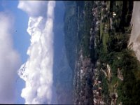 C10B02S26 09 : アンナプルナ, ポカラ・カトマンズ, マチャプチャリ, 三峰, 積雲, 航空写真