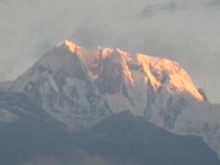 2008 10 08N01 008 : アンナプルナ ポカラ 三峰 朝焼け