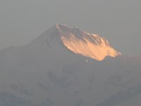 2008 10 11N01 015 : アンナプルナ ポカラ 二峰 朝焼け