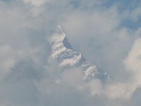 2008 10 17N04 023 : ポカラ マチャプチャリ 偏西風 国際山岳博物館 積雲