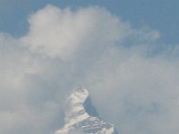2008 10 17N04 025 : ポカラ マチャプチャリ 偏西風 国際山岳博物館 積雲