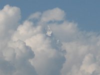 2008 10 17N04 034 : ポカラ マチャプチャリ 偏西風 国際山岳博物館 積雲