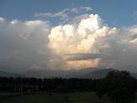 2008 10 22N04 006 : ポカラ 偏西風 国際山岳博物館 雄大積雲