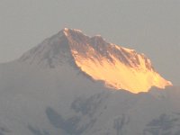 2008 10 26N01 015 : アンナプルナ ポカラ 二峰 朝焼け