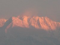 2008 11 05N01 006 : アンナプルナ ポカラ 一峰 朝焼け