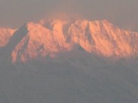 2008 11 05N01 011 : アンナプルナ ポカラ 一峰 朝焼け