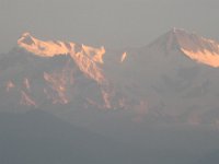 2008 12 27N01 016 : アンナプルナ ポカラ 二峰 四峰 朝焼け