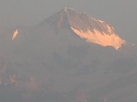 2008 12 27N01 018 : アンナプルナ ポカラ 二峰 朝焼け
