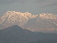 2008 12 28N01 013 : アンナプルナ ポカラ 一峰 南峰 朝焼け