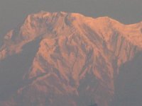 2010 01 29R01 025 : アンナプルナ ポカラ 南峰 朝焼け