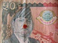 2010 02 22R01 020 : ギャネンドラ元国王 ネパール紙幣
