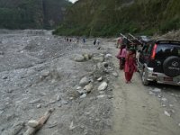 R1058133  Exif JPEG PICTURE : カラパニ, セティ川, ネパール, ポカラ, 河川地形, 洪水地形, 温泉地