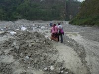R1058134  Exif JPEG PICTURE : カラパニ, セティ川, ネパール, ポカラ, 河川地形, 洪水地形, 温泉地