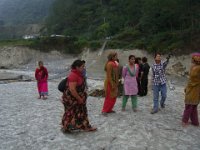 R1058143  Exif JPEG PICTURE : カラパニ, セティ川, ネパール, ポカラ, 河川地形, 洪水地形, 温泉地