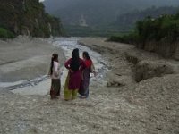 R1058144  Exif JPEG PICTURE : カラパニ, セティ川, ネパール, ポカラ, 河川地形, 洪水地形, 温泉地