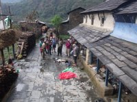 R1058379  Exif JPEG PICTURE : スレート屋根, セティ川, ネパール, バァリバリ, ポカラ, ロッジ, 民家