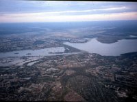 C08B05S41 09 : アンガラ川, イルクーツク, ウランバートル・イルクーツク, バイカル湖, ロシア, 航空写真