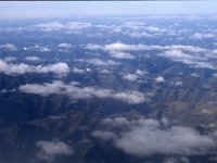 C04B01S02 16 : チベット, 成都ーラサ, 航空写真, 雲, １９８０年チベット科学討論会