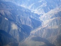 C04B01S03 06 : チベット, メコン川上流, 成都ーラサ, 航空写真, 金沙江, １９８０年チベット科学討論会