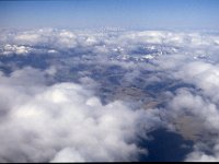 C04B01S03 11 : チベット, 成都ーラサ, 航空写真, 雲, １９８０年チベット科学討論会