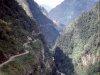 C04B03S02 09 : スンコシ河, 峡谷, 照葉樹林, １９８０年チベット科学討論会