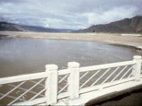 C04B03S07 02 : チベット, ツァンポー, 橋, 雲, １９８０年チベット科学討論会