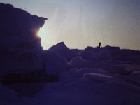 C01B02S09 08 : 北極, 氷丘, 氷島アーリスⅡ号, 開水面