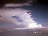 C10B01S04 12 : 航空写真, 関空・ニューデリー, 雄大積雲, 雲
