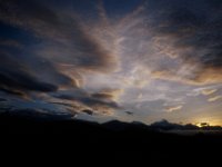 C10B02S24 13 : ポカラ, マナスル三山, 朝焼け, 雲