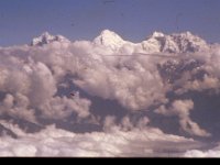 C10B02S27 05 : ガネッシュヒマール, ポカラ・カトマンズ, 航空写真, 雲