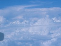 C10B02S32 04 : カトマンズ・ニューデリー, カナトコ雲, マナスル三山, 航空写真, 雄大積雲, 雲, 雲海