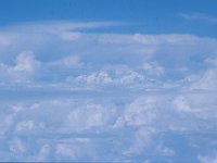 C10B02S32 08 : カトマンズ・ニューデリー, カナトコ雲, マナスル三山, 航空写真, 雄大積雲, 雲, 雲海