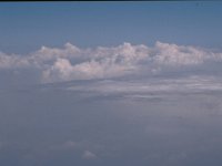 C08B05S02 03 : スモッグ, 積雲, 航空写真, 関空・北京