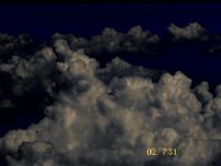 C08B05S08 15 : 積雲, 航空写真, 関空・北京