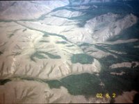 C08B05S13 04 : ウランバートル・ハトガル, モンゴル, 森林破壊, 航空写真