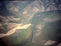 C08B05S18 15 : ウランバートル・ハトガル, モンゴル, 森林破壊, 航空写真